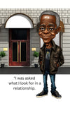 African American Greeting Cards (Black). FREE SHIPPING.
