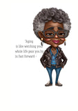 African American Greeting Cards (Black). FREE SHIPPING.
