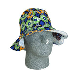 African Print Reversible Summer Hats