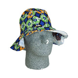 African Print Reversible Summer Hats