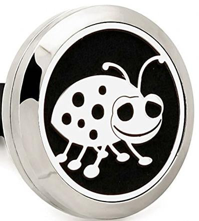 AromaPin™ AromaBUG™ Personal Aromatherpy Locket Pin (Brooch) (Broach) Over 50 Designs.