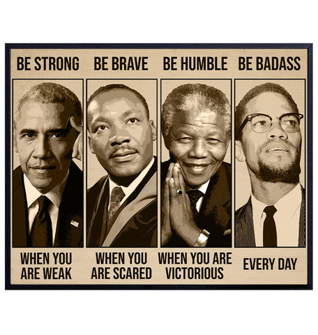 Positive Motivational and Inspirational Quote Print 10x12 Framed.