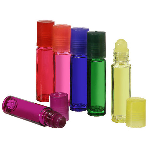 Roller Bottles Colors 1/3 oz. (12 Pack)