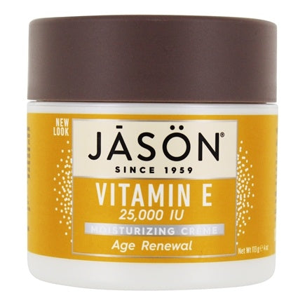Vitamin E Cream  Jasons Natural Moisturizing Age Renewal
