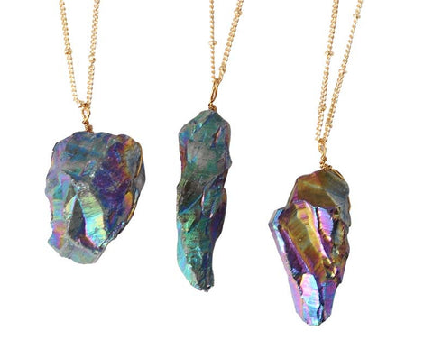 Stone: Peacock Stone Necklace