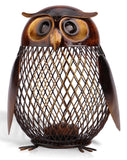 Owl Metal Peggy Bank Artwork.