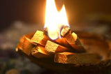 Burner: Brass Carved for Resin, Smudge or Incense Burning. (Smudge Pot)