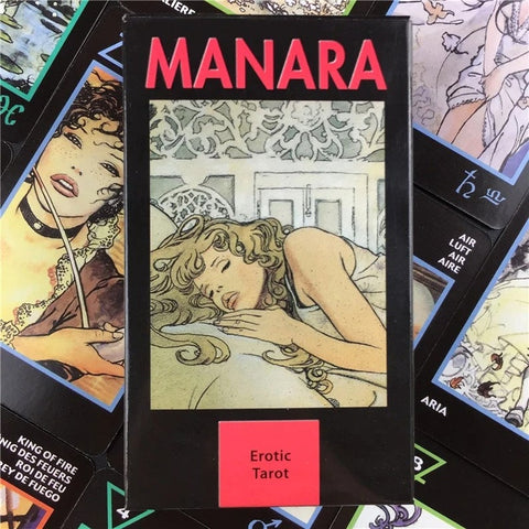 Tarot Cards: Manara Adult Erotic Tarot Card Set (Free Shipping).