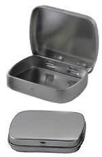 Tin rectangular hinged 2.5 in. x 2 in. (3 pack)