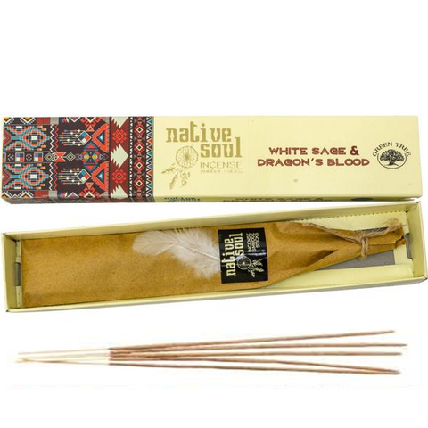 Incense: White Sage and Dragons Blood Incense Sticks 15g