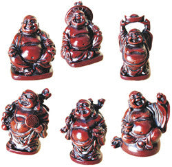 Miniature Buddha Figurine Set of 6