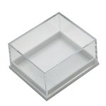 Box: Plastic Small Clear Collector Box.