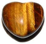 Stone: Tiger Eye Heart