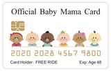 Clear Plastic Sleeves for Baby Mama Cards 12 Pack