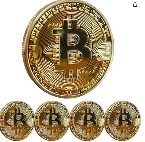 Round Coin BITCOIN: Limited Edition Physical Coin with Round Display Case (Free S ...