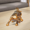 Golden Resin Wall Street Bull Statue (Free Shipping)
