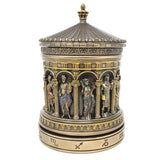 Greek Zodiac Rotunda Rotating Trinket Box