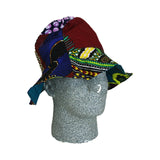 African Print Reversible Summer Hats