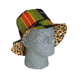 African Print Reversible Summer Hats