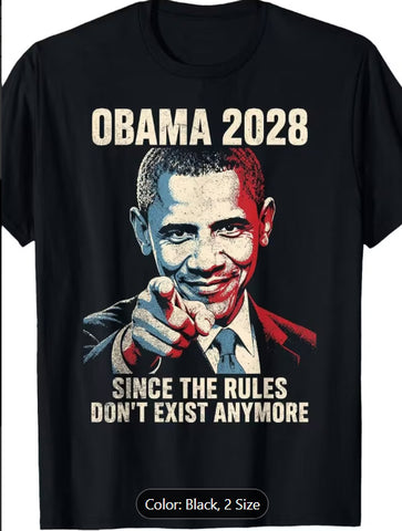 Tee Shirt Barack Obama 2028.
