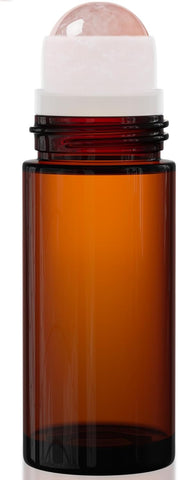 Rose Quartz Roller Bottle for Castor Oil on your face.