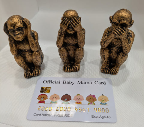 Hear No Evil Monkeys Set of 3