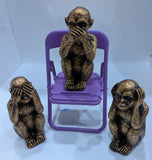 Hear No Evil Monkeys Set of 3
