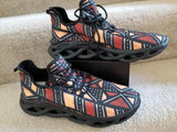 Shoes: Tribal Mud Cloth Print Mens Casual Shoes.