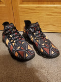 Shoes: Tribal Mud Cloth Print Mens Casual Shoes.