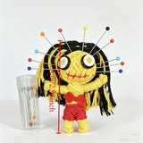 Voo Doo Doll with Pins and Keychain loop