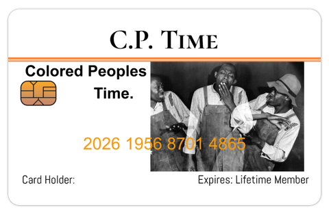 Official C.P. Time Card 8 Pack: Free Shipping