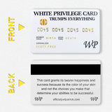 Trump: White Privilege Card 4 pack (Free Shipping)