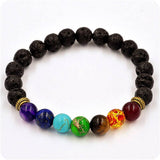 Bracelet: Chakra Stone Bead Bracelet Style 1