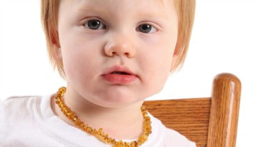 Amber Teething Necklace:  CAUTION ON THESE. WE DO NOT SELL THEM.
