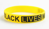 Black Lives Matter Wrist Bands  (TWO - TEN PACKS) Free Shipping