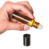 Bottle: Roller Amber 1/3 oz.