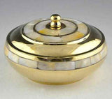 Brass Incense Burner Mother of Pearl (Free Shipping)