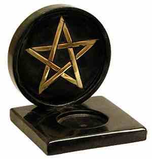 Burner: Pentacle Burner for Candles or Incense Cones