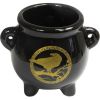 Ceramic Mini Cauldron with Raven Design