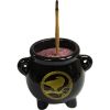 Ceramic Mini Cauldron with Raven Design