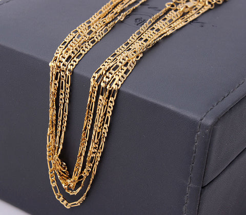 Chain: 18k Gold Plated 18in.