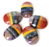 Stone: 7 Stone Chakra Worry Stone (Thumb)