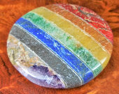Stone: Chakra 7 Stone Palm Disc