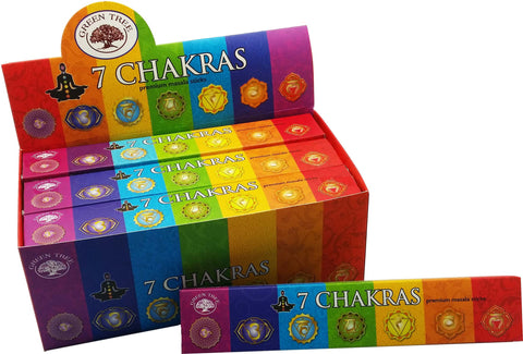 Incense:  Chakras Premium Masala Sticks (7 Chakras)