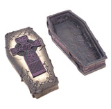 Coffin Box with Celtic Cross Design