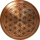 Copper Plate. Flower of Life for Stones, crystals or Meditation