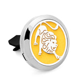 AromaBUG™ Zodiac Signs Car Vent Air Diffuser, Air Freshener includes Free Oil.