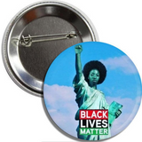 Button: Black Lives Matter (TWO PACK) FREE SHIPPING. 3 in. dia.