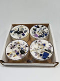 New Moon Manifestation Tealight Candles With Crystals and Essential Oil  4 pack Set