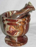 Mortar and Pestle: Marble, Brown